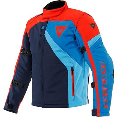 Dainese Ranch Tex Jacket, Enduro Kurtka, Męska, Czarna-Irys/Czerwona/Jasnoniebieska, 56 Dainese Ranch Tex Jacket, Enduro Kurtka, Męska, Czarna-Irys/Czerwona/Jasnoniebieska, 56