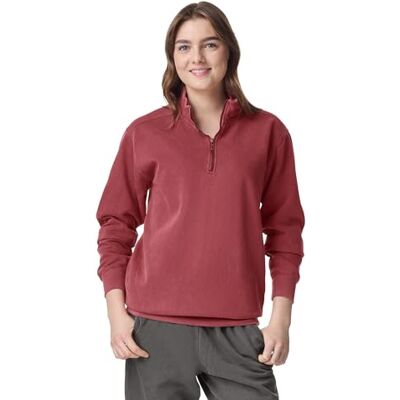 1580-12P-S Comfort Colors Bluza męska, czerwony purpurowy, S 1580-12P-S Comfort Colors Bluza męska, czerwony purpurowy, S