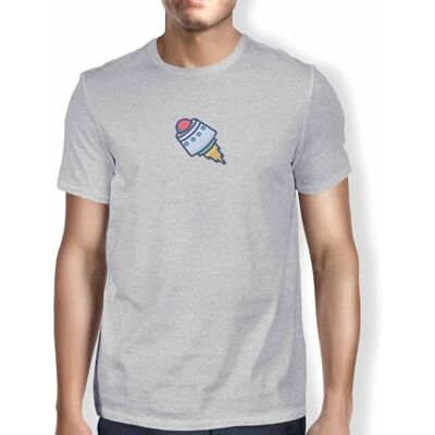 FDMTSI-100044-G-XL Green Fish, Basic męski T-shirt, 70% bawełna 30% poliester, Regular Fit, Digital Icon Printed, rozmiar: XL, kolor: szary, szary, XL FDMTSI-100044-G-XL Green Fish, Basic męski T-shirt, 70% bawełna 30% poliester, Regular Fit, Digital Icon Printed, rozmiar: XL, kolor: szary, szary, XL