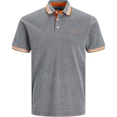 12136668 JACK & JONES Mêska koszulka polo Slim Fit JJEPAULOS Uni Lato Koszulka Krótki Rêkaw Basic Pique Bawe³na, Colours:Grey, Size:XS 12136668 JACK & JONES Mêska koszulka polo Slim Fit JJEPAULOS Uni Lato Koszulka Krótki Rêkaw Basic Pique Bawe³na, Colours:Grey, Size:XS