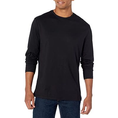MAE45005SP18-Bla-S Amazon Essentials Men's Koszulka z długim rękawem slim fit, Czarny, S MAE45005SP18-Bla-S Amazon Essentials Men's Koszulka z długim rękawem slim fit, Czarny, S