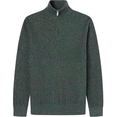 1402503 SPRINGFIELD Gg7 Torzal Knitted Pullover Mock Collar Fałszywy kołnierzyk, beżowy, M męski 1402503 SPRINGFIELD Gg7 Torzal Knitted Pullover Mock Collar Fałszywy kołnierzyk, beżowy, M męski