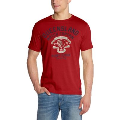 2363010_52_(L)_AUTUMN RED 373 Lerros t-shirt męski 2363010_52_(L)_AUTUMN RED 373 Lerros t-shirt męski