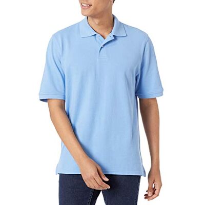 F16AE40000-FRNBL-Small Amazon Essentials Men's Bawełniana koszulka polo pique regular fit (dostępna w wersjach Big i Tall), Francuski niebieski, S F16AE40000-FRNBL-Small Amazon Essentials Men's Bawełniana koszulka polo pique regular fit (dostępna w wersjach Big i Tall), Francuski niebieski, S