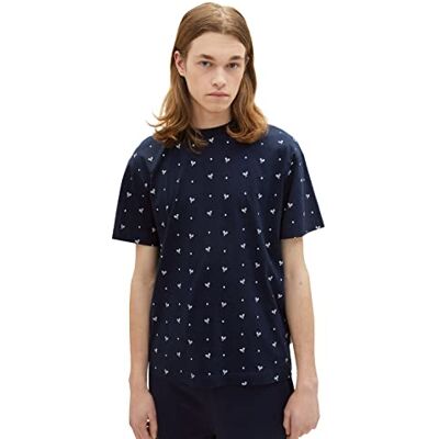 1036453 TOM TAILOR Denim Męski T-shirt, 31934-Navy White Tennis Print, XS, 31934 Navy White Tennis Print, XS 1036453 TOM TAILOR Denim Męski T-shirt, 31934-Navy White Tennis Print, XS, 31934 Navy White Tennis Print, XS