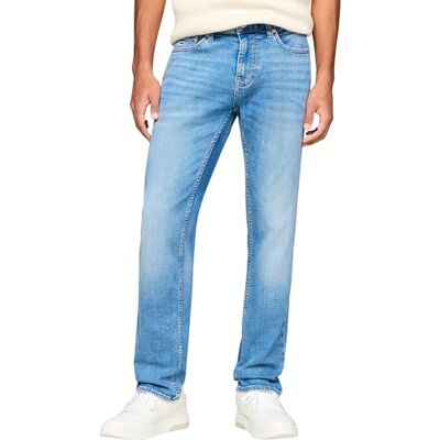DM0DM202021A43631 Tommy Jeans Męskie dżinsy Scanton Slim Fit, Denim Medium, 31W / 36L DM0DM202021A43631 Tommy Jeans Męskie dżinsy Scanton Slim Fit, Denim Medium, 31W / 36L