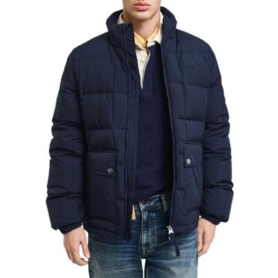 7006443 GANT Męska kurtka puchowa, granatowa, XXL, granatowy, XXL 7006443 GANT Męska kurtka puchowa, granatowa, XXL, granatowy, XXL