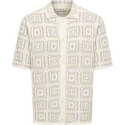 22033329-4908027 Onsbart RLX 5 Ss Shirt Knit Noos, Egret, XXL 22033329-4908027 Onsbart RLX 5 Ss Shirt Knit Noos, Egret, XXL