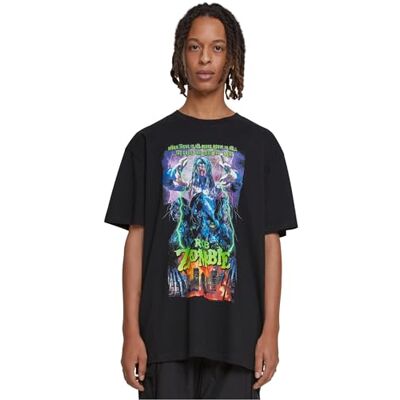 MT2655 Mister Tee Upscale X Rob Zombie Heavy Overize Tee T-Shirt męski, czarny, M MT2655 Mister Tee Upscale X Rob Zombie Heavy Overize Tee T-Shirt męski, czarny, M