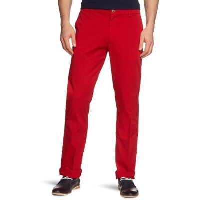 American-Chino-WPNTSLD13105/TT57829567 Tommy Hilfiger Spodnie męskie, Czerwony (611 Apple Red), 48 American-Chino-WPNTSLD13105/TT57829567 Tommy Hilfiger Spodnie męskie, Czerwony (611 Apple Red), 48