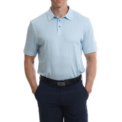 UPTS2388_AQUA_L Under Par Koszulka polo Mężczyźni Printed Golf Pro Quality Polo Shirt (1 w zestawie), 2388 Aqua, L UPTS2388_AQUA_L Under Par Koszulka polo Mężczyźni Printed Golf Pro Quality Polo Shirt (1 w zestawie), 2388 Aqua, L