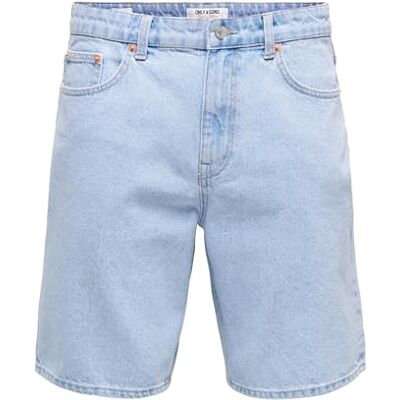 22036632-4901436 ONLY & SONS Szorty Onsedge Pim Box DNM-Noos Mix jasnoniebieskie, M męskie, Jasnoniebieski, M 22036632-4901436 ONLY & SONS Szorty Onsedge Pim Box DNM-Noos Mix jasnoniebieskie, M męskie, Jasnoniebieski, M