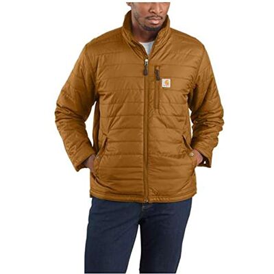 102208-BRN Carhartt M?ska kurtka Rain Defender Relaxed Fit Lightweight Insulated Gilliam Jacket, br?zowy (Carhartt Brown), S 102208-BRN Carhartt M?ska kurtka Rain Defender Relaxed Fit Lightweight Insulated Gilliam Jacket, br?zowy (Carhartt Brown), S
