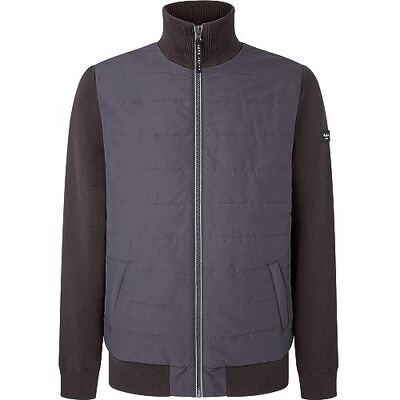 PM702381 Pepe Jeans Sweter męski Snell Mock, Czarny (sprany w czarny), XS PM702381 Pepe Jeans Sweter męski Snell Mock, Czarny (sprany w czarny), XS