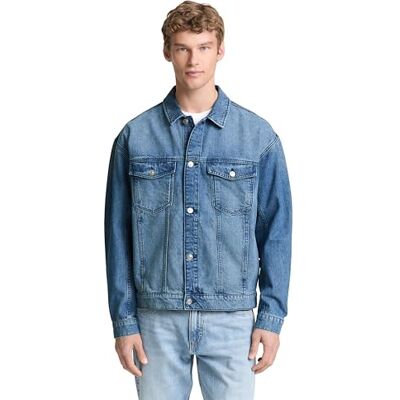 1040199 TOM TAILOR Denim Męska kurtka dżinsowa , 10142-Light Stone Blue Denim, XS 1040199 TOM TAILOR Denim Męska kurtka dżinsowa , 10142-Light Stone Blue Denim, XS