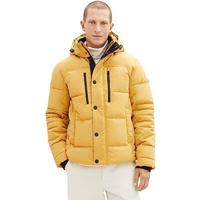 1037346 TOM TAILOR Męska kurtka zimowa z odpinanym kapturem, 10533 Golden Fall, L 1037346 TOM TAILOR Męska kurtka zimowa z odpinanym kapturem, 10533 Golden Fall, L