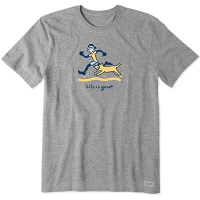 62618-L Life Is Good Unisex Vintage Crusher T-shirt Jake and Rocket Vintage Crusher Jake & Rocket Dog koszulka z grafiką 62618-L Life Is Good Unisex Vintage Crusher T-shirt Jake and Rocket Vintage Crusher Jake & Rocket Dog koszulka z grafiką