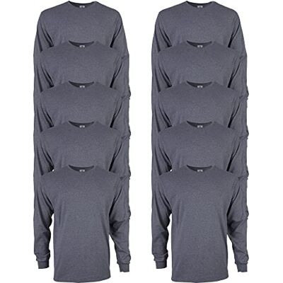 192370596907 Gildan T-shirt Dla mężczyzn Bluzka z długim rękawem bawełniana Ultra, styl G2400 Ciemny wrzos ,XXL 192370596907 Gildan T-shirt Dla mężczyzn Bluzka z długim rękawem bawełniana Ultra, styl G2400 Ciemny wrzos ,XXL