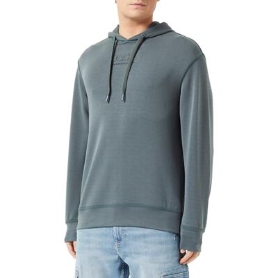 3DZMABZJUBZ1839 Armani Exchange Men's Modal Cotton Debossed Logo Sweter Hoodie, Bluza z kapturem, zielona, S, Urban chic, S 3DZMABZJUBZ1839 Armani Exchange Men's Modal Cotton Debossed Logo Sweter Hoodie, Bluza z kapturem, zielona, S, Urban chic, S