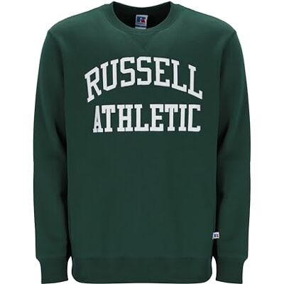 Russell Athletic Bluza z kapturem Męska Iconic Zielony Russell Athletic Bluza z kapturem Męska Iconic Zielony