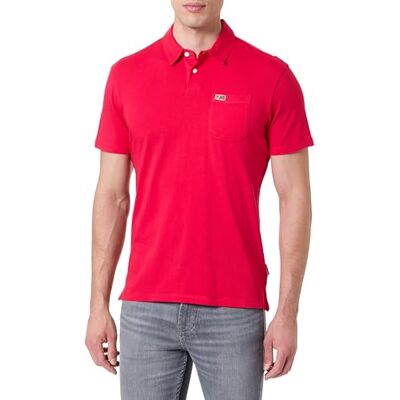 NP0A4I9H Napapijri Koszulka polo Eury z krótkim rękawem, czerwony, rozmiar M, Red Barberry, M NP0A4I9H Napapijri Koszulka polo Eury z krótkim rękawem, czerwony, rozmiar M, Red Barberry, M