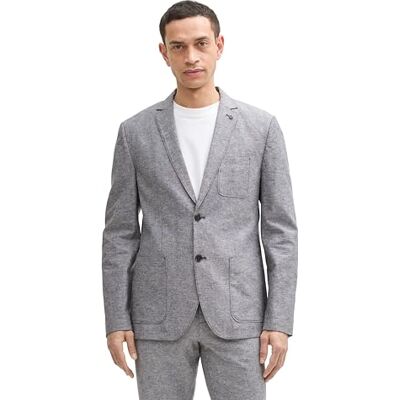 1045065 TOM TAILOR Męska kurtka , 37200-Tarmac Grey Chambray, 36R, 37200 Tarmac Grey Chambray, 46 1045065 TOM TAILOR Męska kurtka , 37200-Tarmac Grey Chambray, 36R, 37200 Tarmac Grey Chambray, 46