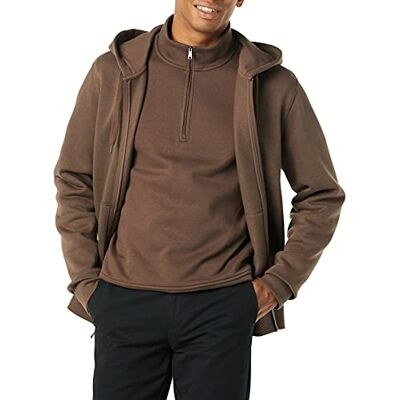 F17AE50002-ArkDB-XX-Large Amazon Essentials Men's Bluza polarowa z kapturem na zamek błyskawiczny (dostępna w wersjach Big i Tall), Średni brąz, XXL F17AE50002-ArkDB-XX-Large Amazon Essentials Men's Bluza polarowa z kapturem na zamek błyskawiczny (dostępna w wersjach Big i Tall), Średni brąz, XXL