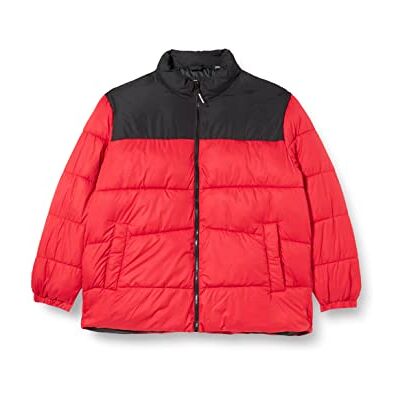 12219155-4016924 JACK&JONES PLUS Męska kurtka Jjchili Puffer Collar Ps Jacket, True Red/Detail:blocking, 3XL 12219155-4016924 JACK&JONES PLUS Męska kurtka Jjchili Puffer Collar Ps Jacket, True Red/Detail:blocking, 3XL