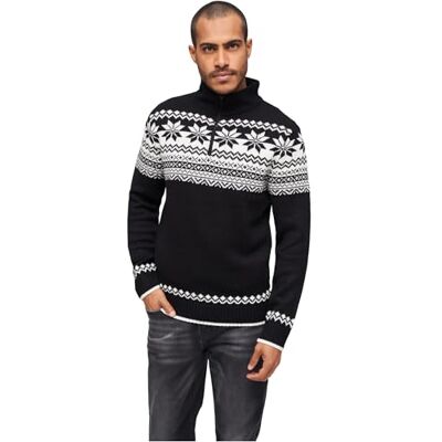 70328-02-006 Brandit Norweska armia Troyer sweter Army Pulli Winter Outdoor Robot Sweter, czarny, XXL 70328-02-006 Brandit Norweska armia Troyer sweter Army Pulli Winter Outdoor Robot Sweter, czarny, XXL