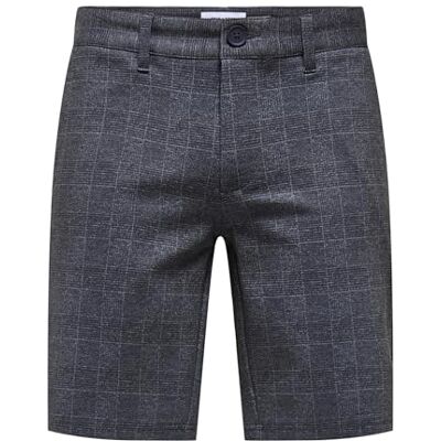 22028248 ONLY & SONS ONSMARK 0209 Check Shorts NOOS, Dress Blues, XS 22028248 ONLY & SONS ONSMARK 0209 Check Shorts NOOS, Dress Blues, XS