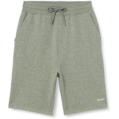 TRCASUAL30 Szorty casualowe Schott,, Szary, S TRCASUAL30 Szorty casualowe Schott,, Szary, S