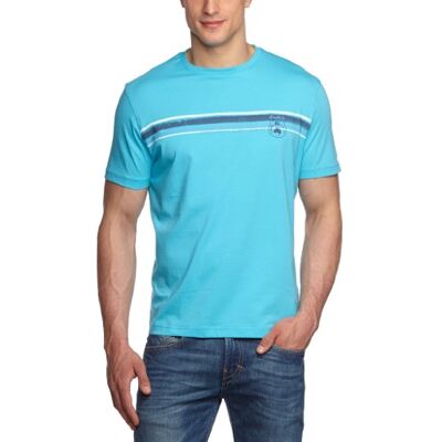 2353089_54_(XL)_AQUA 406 LERROS Męski T-shirt 2353089_54_(XL)_AQUA 406 LERROS Męski T-shirt