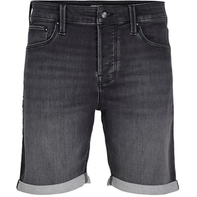12274054 JACK&JONES PLUS JJIRICK JJICON I.K. Shorts SQ 062 SN PLS, czarny denim, 44 12274054 JACK&JONES PLUS JJIRICK JJICON I.K. Shorts SQ 062 SN PLS, czarny denim, 44