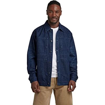 D23016-D301-D911 G-STAR RAW Kurtka męska Us Navy Shanorak, Niebieski (Worn in Waterfront ), XL D23016-D301-D911 G-STAR RAW Kurtka męska Us Navy Shanorak, Niebieski (Worn in Waterfront ), XL