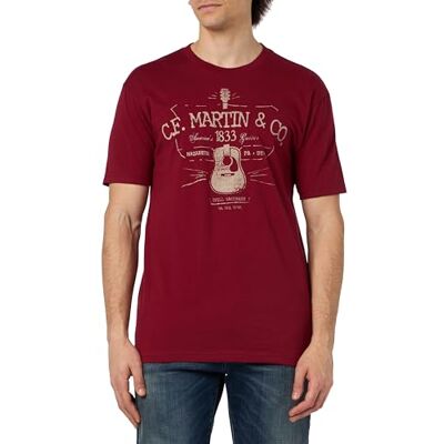 18C0003M Martin T-Shirt, Czerwony, M Męski, Czerwony, M 18C0003M Martin T-Shirt, Czerwony, M Męski, Czerwony, M