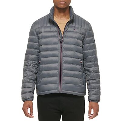 150AN796-CHA-06-XXX Tommy Hilfiger Męska kurtka puchowa Ultra Loft Packable Down Alternative Coat, Grafitowy, 3XL 150AN796-CHA-06-XXX Tommy Hilfiger Męska kurtka puchowa Ultra Loft Packable Down Alternative Coat, Grafitowy, 3XL
