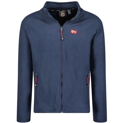 WY6421H/GN Geographical Norway Ulysseama Men Fz cienki polar męski ciepły zamek błyskawiczny kurtka jesienno-zimowa ciepła męska długi rękaw miękki futrzany sweter komfort na zewnątrz (granatowy M WY6421H/GN Geographical Norway Ulysseama Men Fz cienki polar męski ciepły zamek błyskawiczny kurtka jesienno-zimowa ciepła męska długi rękaw miękki futrzany sweter komfort na zewnątrz (granatowy M
