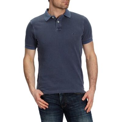 853523552 Tommy Hilfiger Męska koszulka/koszulka polo , niebieski (Midnight), 52 853523552 Tommy Hilfiger Męska koszulka/koszulka polo , niebieski (Midnight), 52
