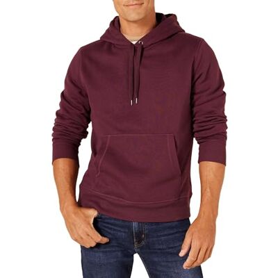 F17AE50001-Bur-XS Amazon Essentials Men's Bluza polarowa z kapturem (dostępna w wersjach Big i Tall), Bordowy, XS F17AE50001-Bur-XS Amazon Essentials Men's Bluza polarowa z kapturem (dostępna w wersjach Big i Tall), Bordowy, XS