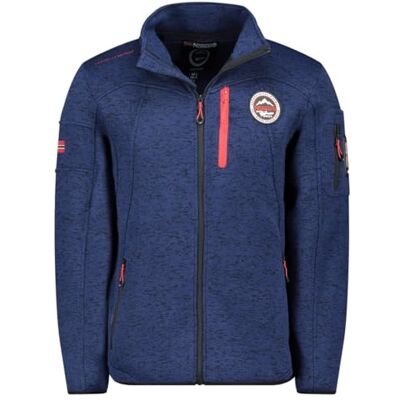 WX3825H/GNO Geographical Norway Upshotama Men cienki polar męski ciepły zamek błyskawiczny kurtka jesienno-zimowa ciepła męska długi rękaw sweter futrzany miękki komfort na zewnątrz (granatowy S), granatowy WX3825H/GNO Geographical Norway Upshotama Men cienki polar męski ciepły zamek błyskawiczny kurtka jesienno-zimowa ciepła męska długi rękaw sweter futrzany miękki komfort na zewnątrz (granatowy S), granatowy