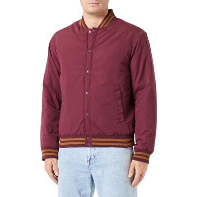 12243232 Bestseller A/S Jjwarrior College Bomber kurtka męska, Port Royale/Detail:with Tippings, XL 12243232 Bestseller A/S Jjwarrior College Bomber kurtka męska, Port Royale/Detail:with Tippings, XL