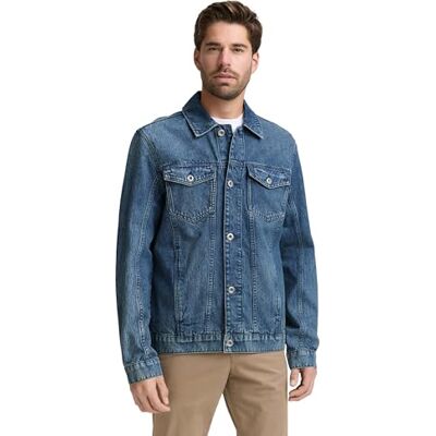 1049265 TOM TAILOR Męska kurtka dżinsowa, 10119 Used Mid Stone Blue Denim, S 1049265 TOM TAILOR Męska kurtka dżinsowa, 10119 Used Mid Stone Blue Denim, S