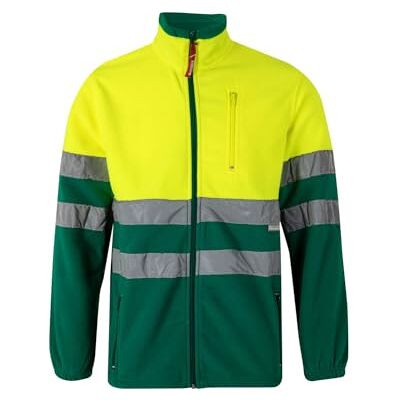 VELILLA 183 Chaqueta Polar Bicolor High Visibilidad, kolor amarillo flúor/zielony rozmiar 3XL VELILLA 183 Chaqueta Polar Bicolor High Visibilidad, kolor amarillo flúor/zielony rozmiar 3XL