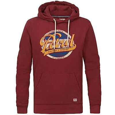 PETROL INDUSTRIES Bluza Bordeaux Męski Sweter, Czerwona, M PETROL INDUSTRIES Bluza Bordeaux Męski Sweter, Czerwona, M