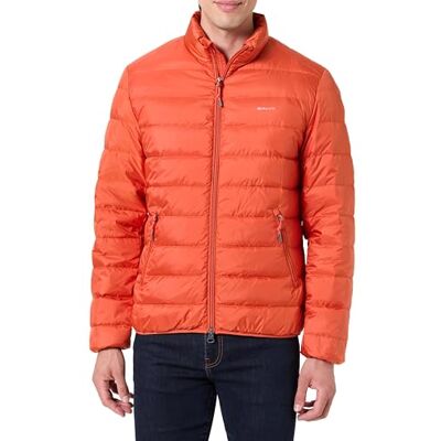 7006526 GANT Lekka kurtka puchowa, Deep Orange, L 7006526 GANT Lekka kurtka puchowa, Deep Orange, L