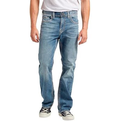 M33610RAS180 Silver Jeans Co. Craig Classic Fit Bootcut Męskie dżinsy, 36W / 32L M33610RAS180 Silver Jeans Co. Craig Classic Fit Bootcut Męskie dżinsy, 36W / 32L