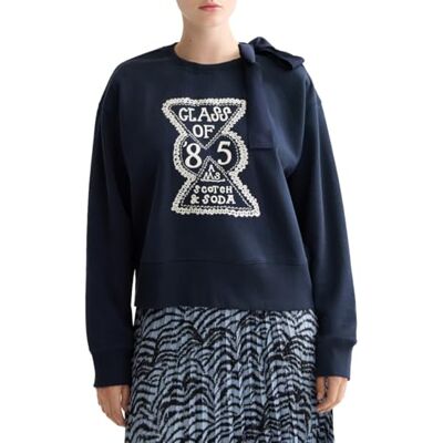 U9E00872T Scotch & Soda Sweter Elevated Artwork, Sky Captain V458, L U9E00872T Scotch & Soda Sweter Elevated Artwork, Sky Captain V458, L