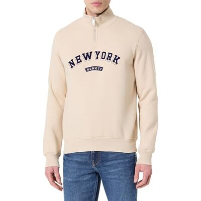 SWCOLBY Schott NYC Bluza Mixed, beżowy, XL SWCOLBY Schott NYC Bluza Mixed, beżowy, XL