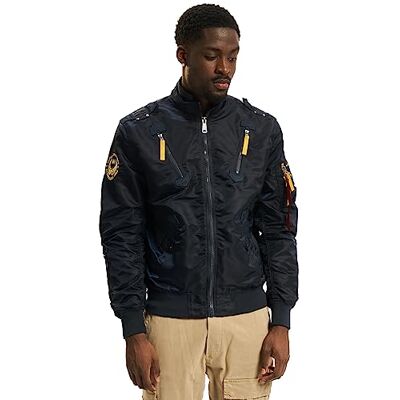 156109-07 Alpha Industries Falcon II Bomber Jacket dla mężczyzn Rep.Blue 156109-07 Alpha Industries Falcon II Bomber Jacket dla mężczyzn Rep.Blue