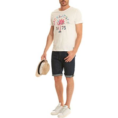 12086323-Blue Denim JACK & JONES Męskie szorty Jjorrick Original At 992 Pb, niebieski (Blue Denim), M 12086323-Blue Denim JACK & JONES Męskie szorty Jjorrick Original At 992 Pb, niebieski (Blue Denim), M